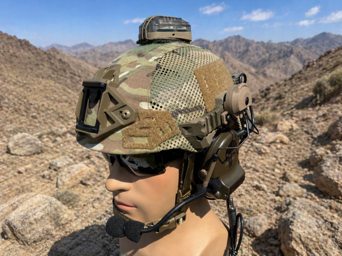 Special Forces Airsoft Custom 3.0 Exfil helmet with Headset