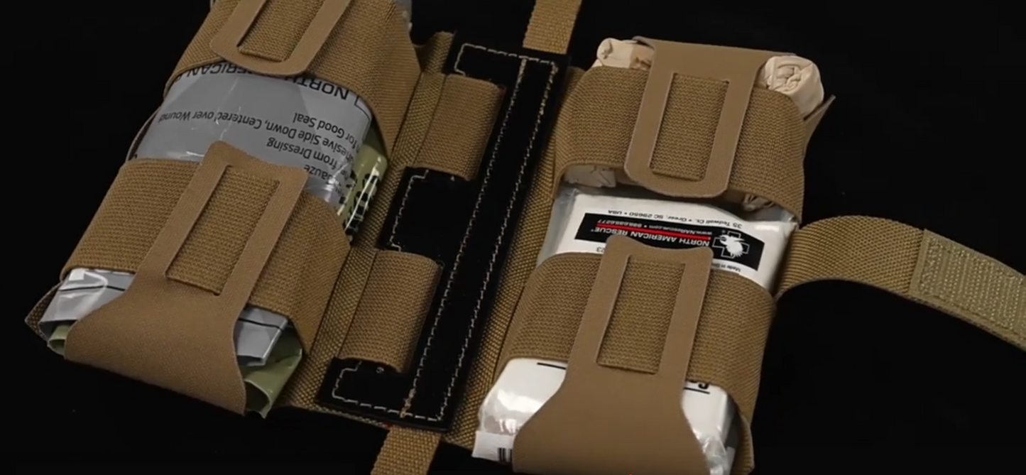 Compact Medical pouch quick release