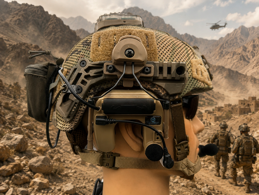 Airsoft Special Forces 3.0 exfil fast helmet with Comtac 4s
