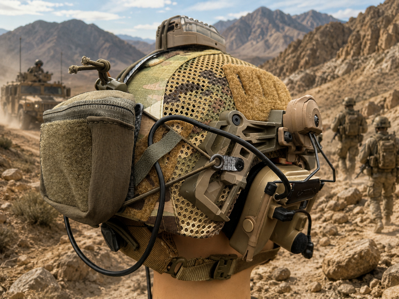 Airsoft Special Forces 3.0 exfil fast helmet with Comtac 4s