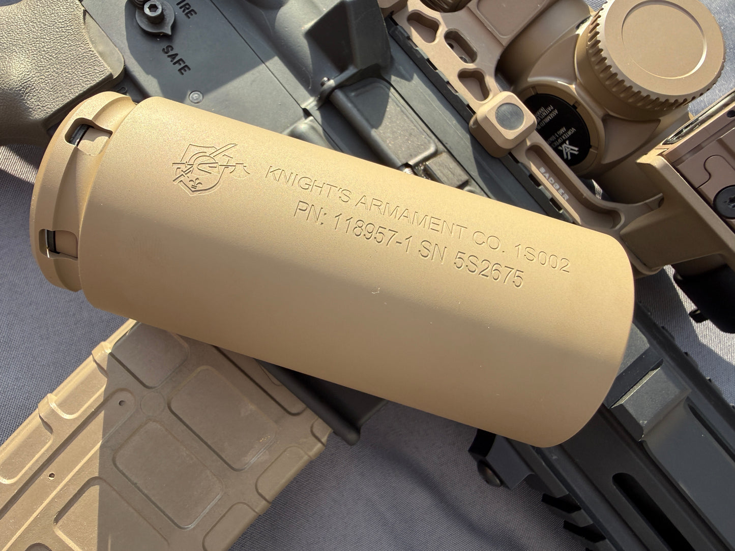 Licenced KAC QDC KS1 Suppressor with Flash eliminator