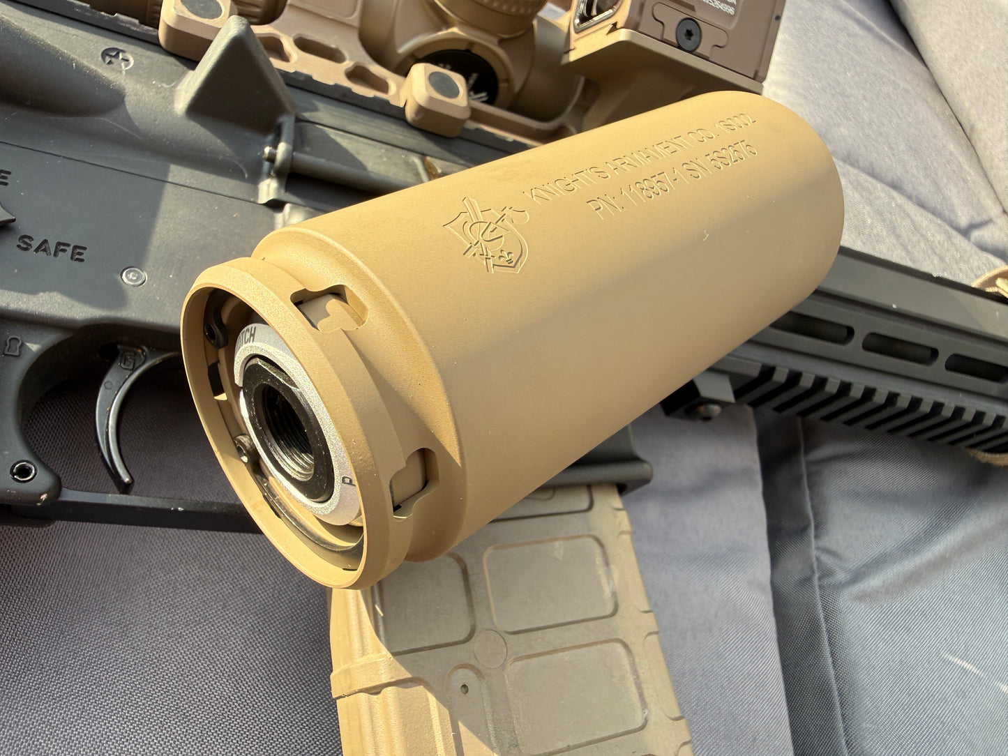 Licenced KAC QDC KS1 Suppressor with Flash eliminator