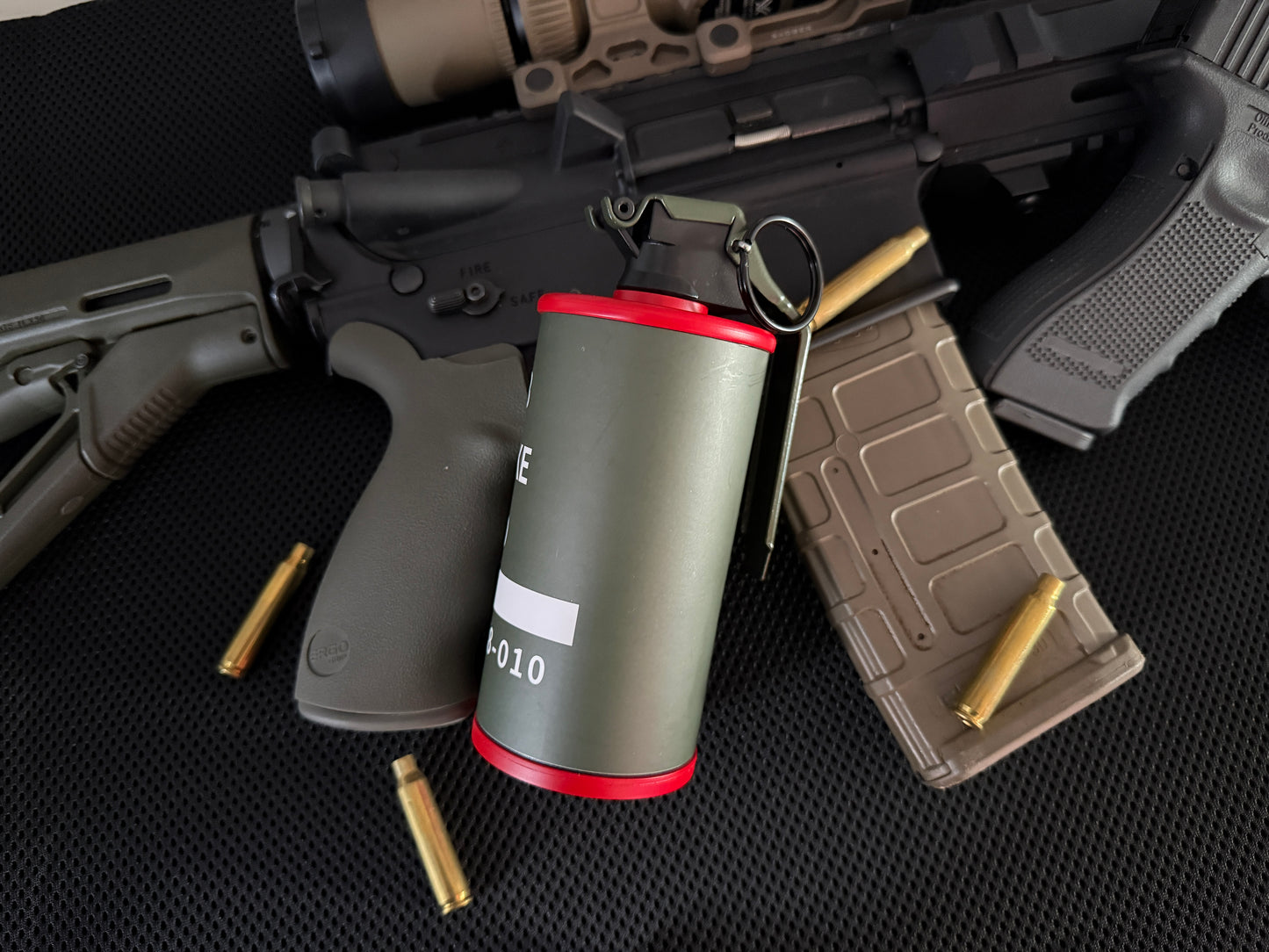 Realistic weight M67, Pineapple Frag or Stick Grenade Customised (PROP)