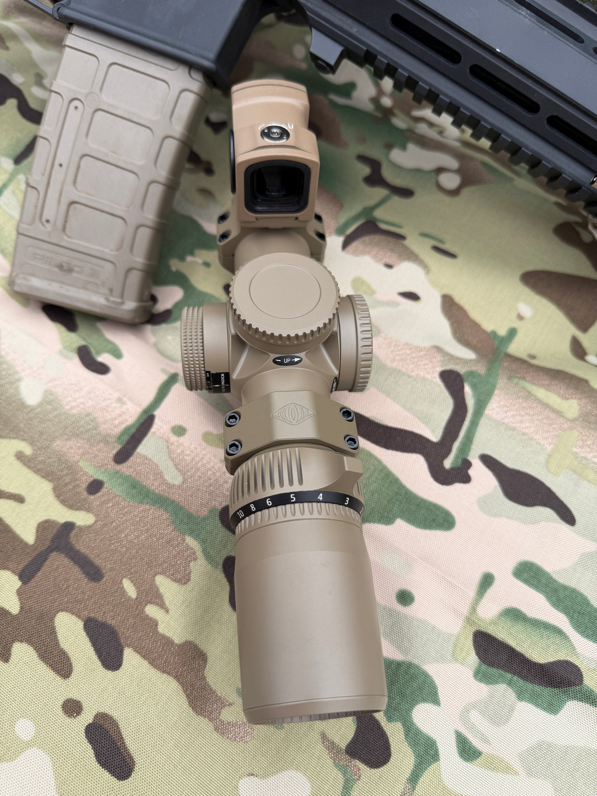Airsoft KS1 L403A1 LPVO 1-10x 24 AMG style Rifle scope