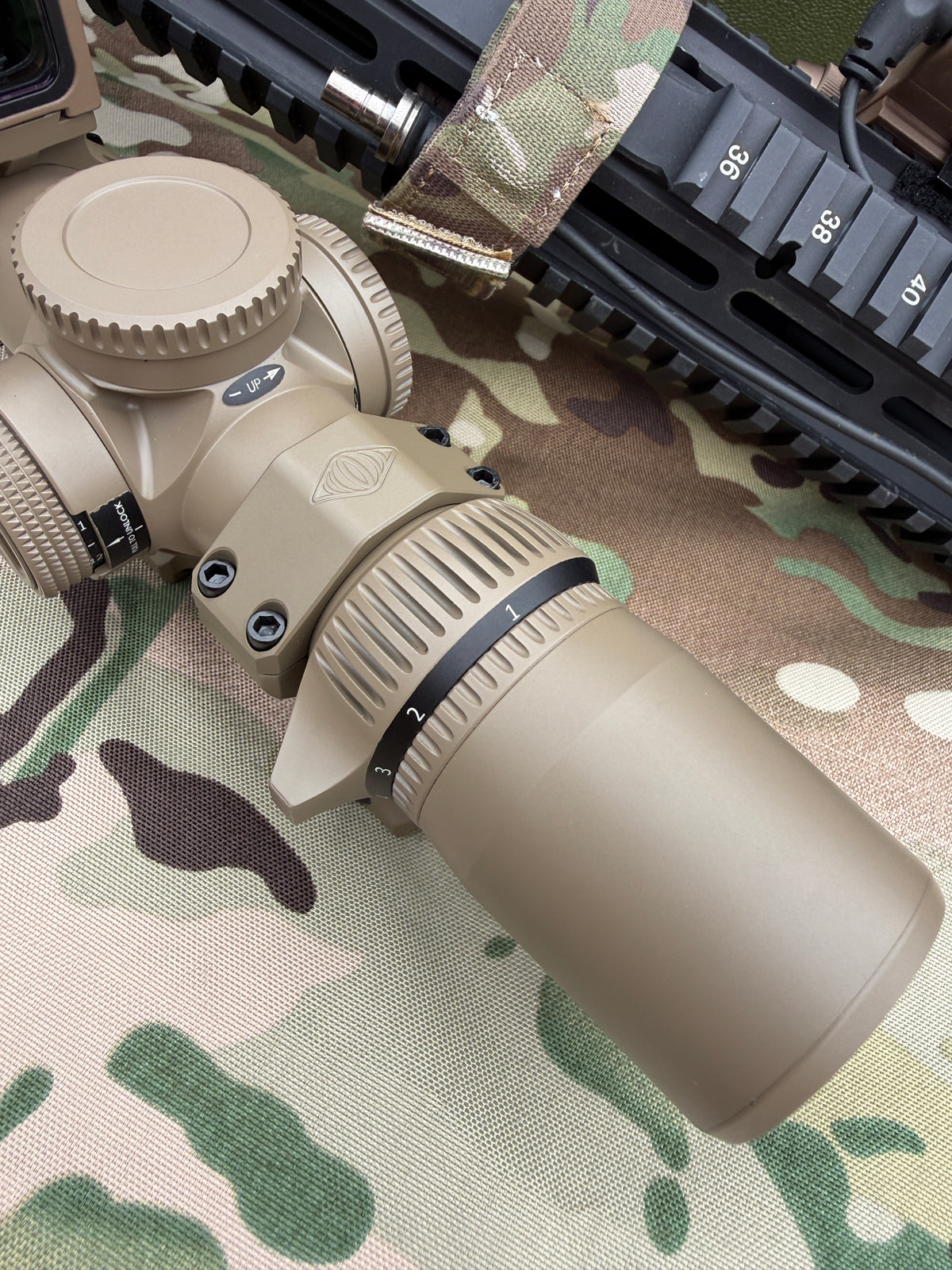Airsoft KS1 L403A1 LPVO 1-10x 24 AMG style Rifle scope