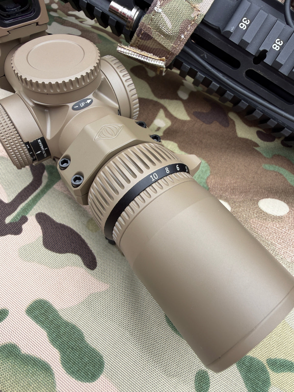 Airsoft KS1 L403A1 LPVO 1-10x 24 AMG style Rifle scope