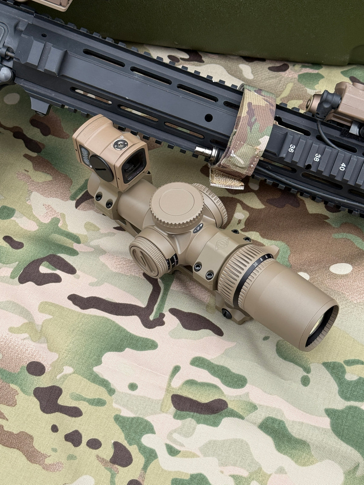 Airsoft KS1 L403A1 LPVO 1-10x 24 AMG style Rifle scope