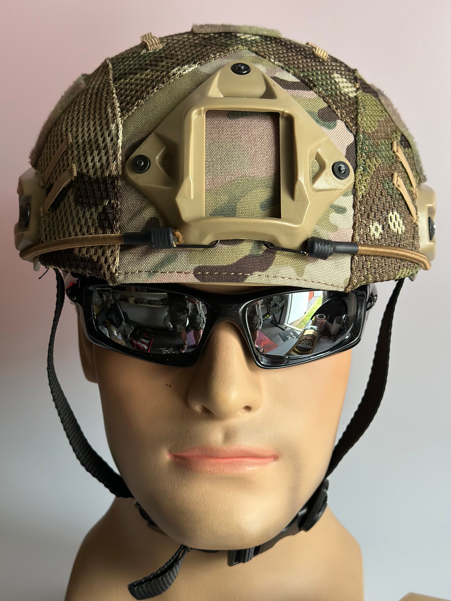 FAST Maritime Helmet + Mesh Multicam helmet cover