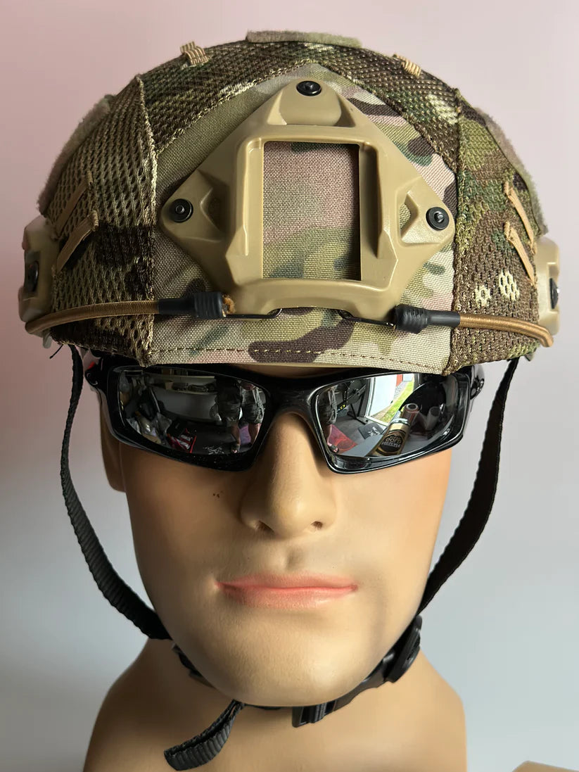 Fast helmet Multicam mesh cover