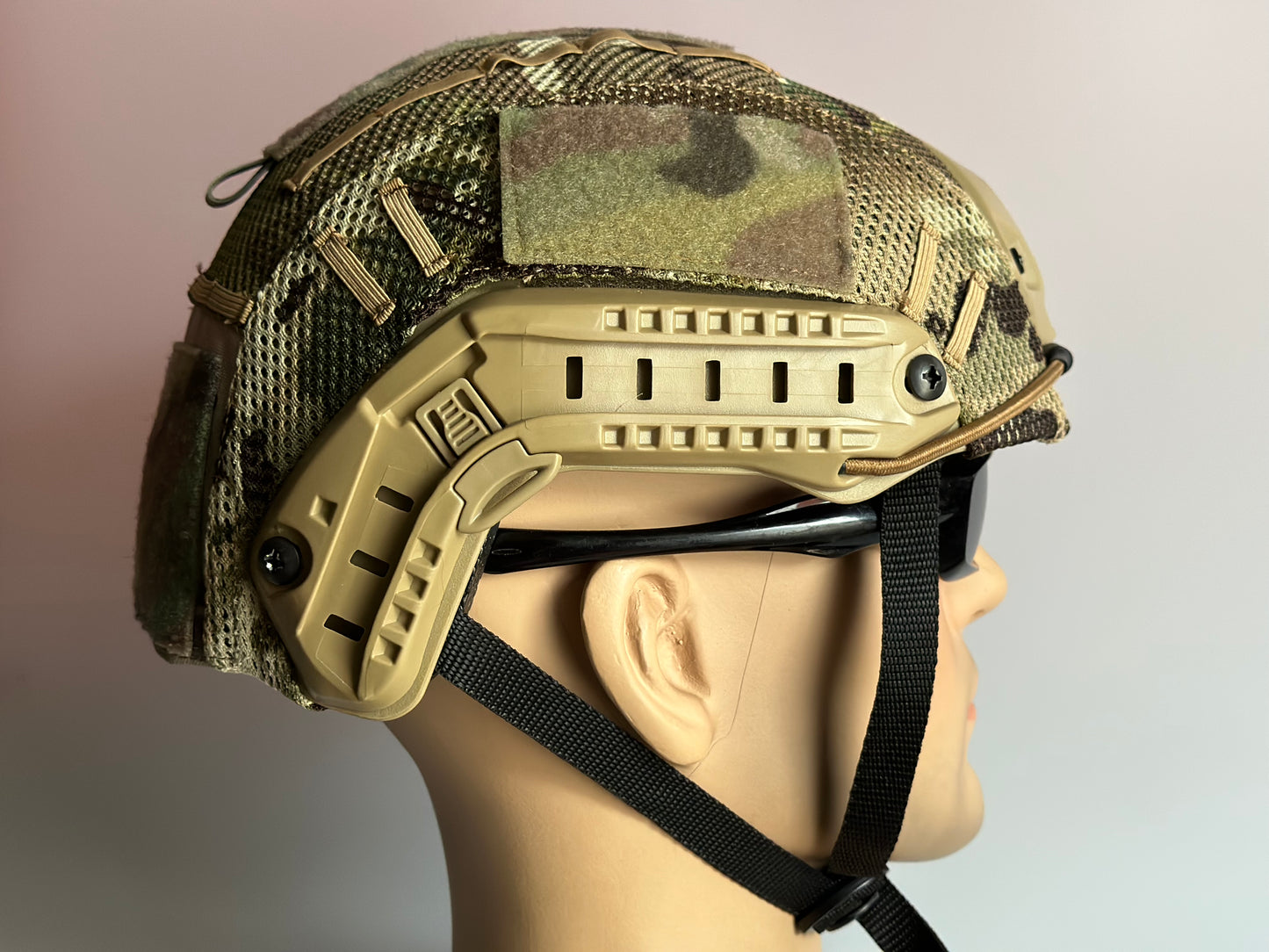 FAST Maritime Helmet + Mesh Multicam helmet cover