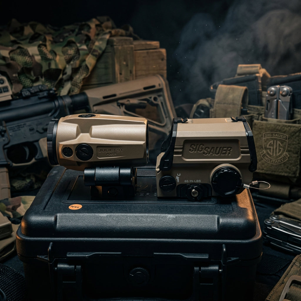 Airsoft ROMEO8 Red Dot sight with X3 Magnifier