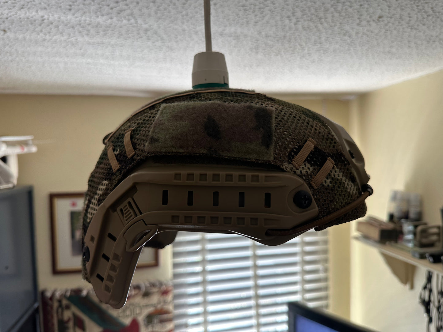 Multicam Ceiling Light Shade Fast helmet