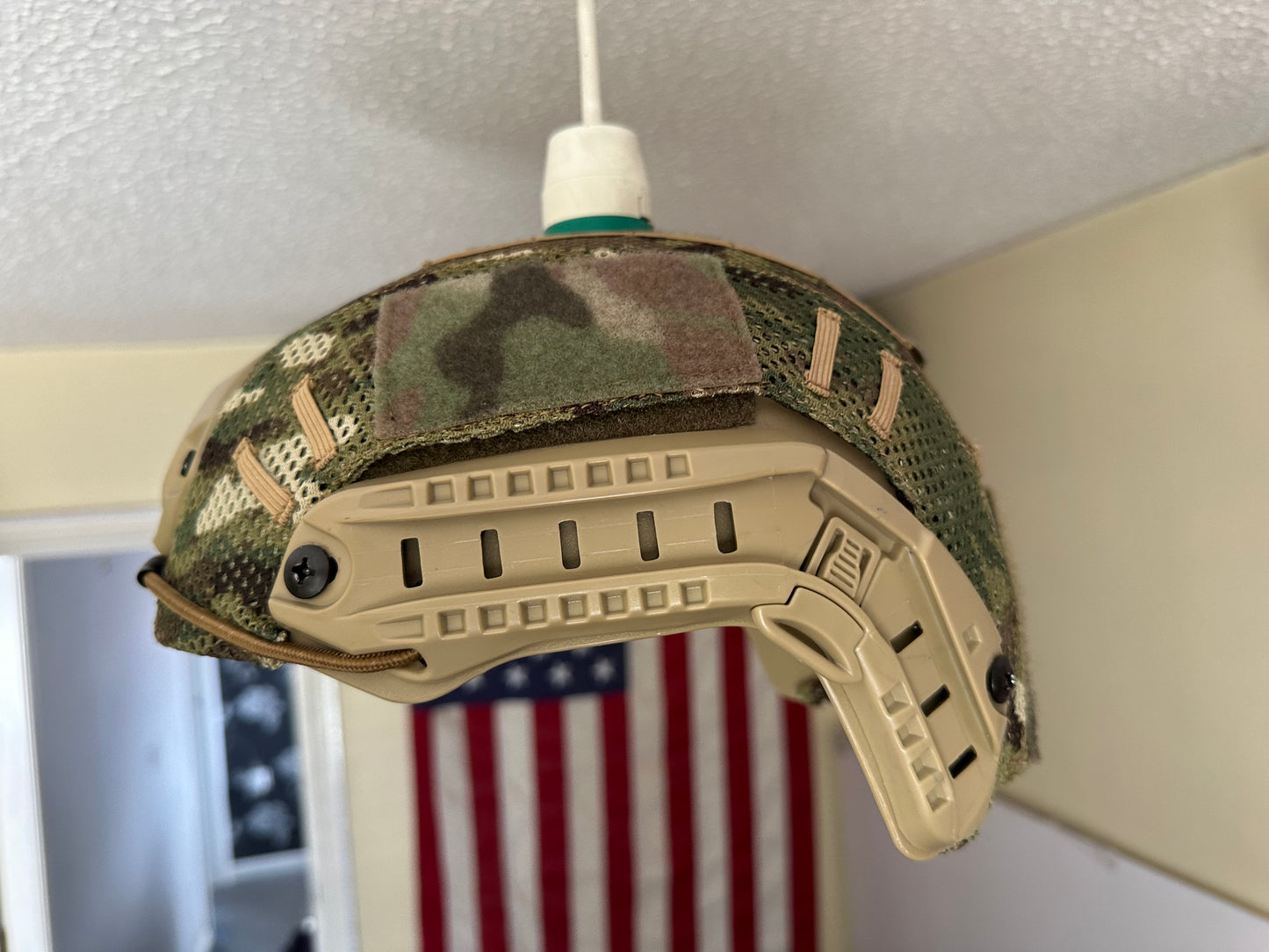 Multicam Ceiling Light Shade Fast helmet