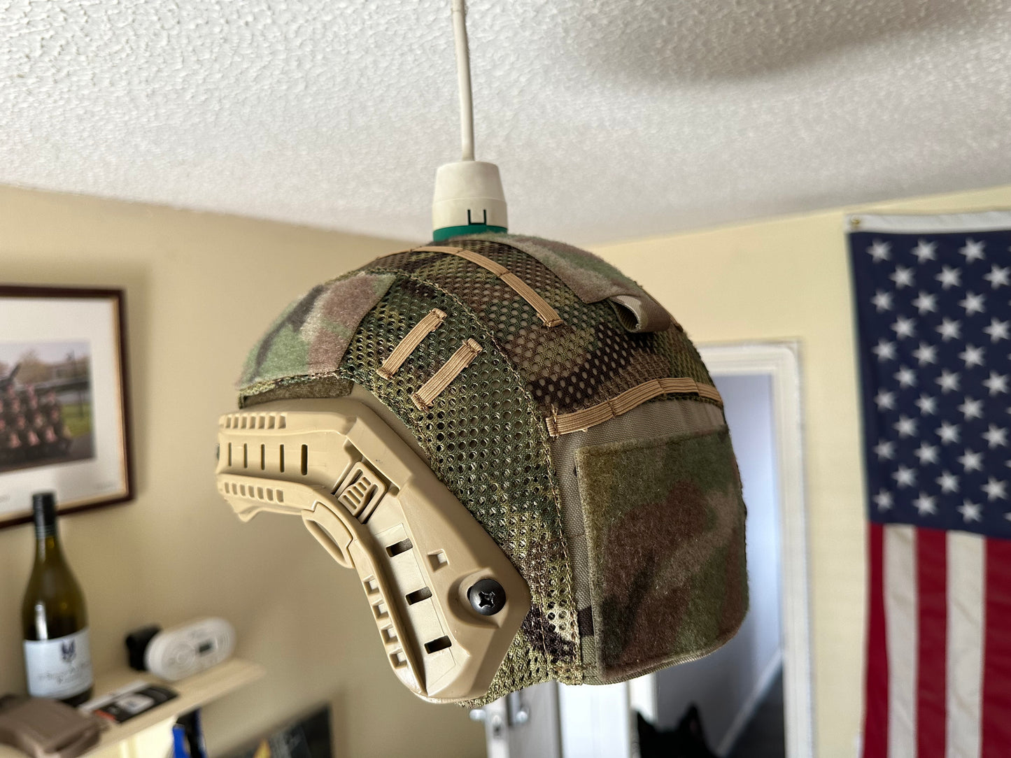 Multicam Ceiling Light Shade Fast helmet