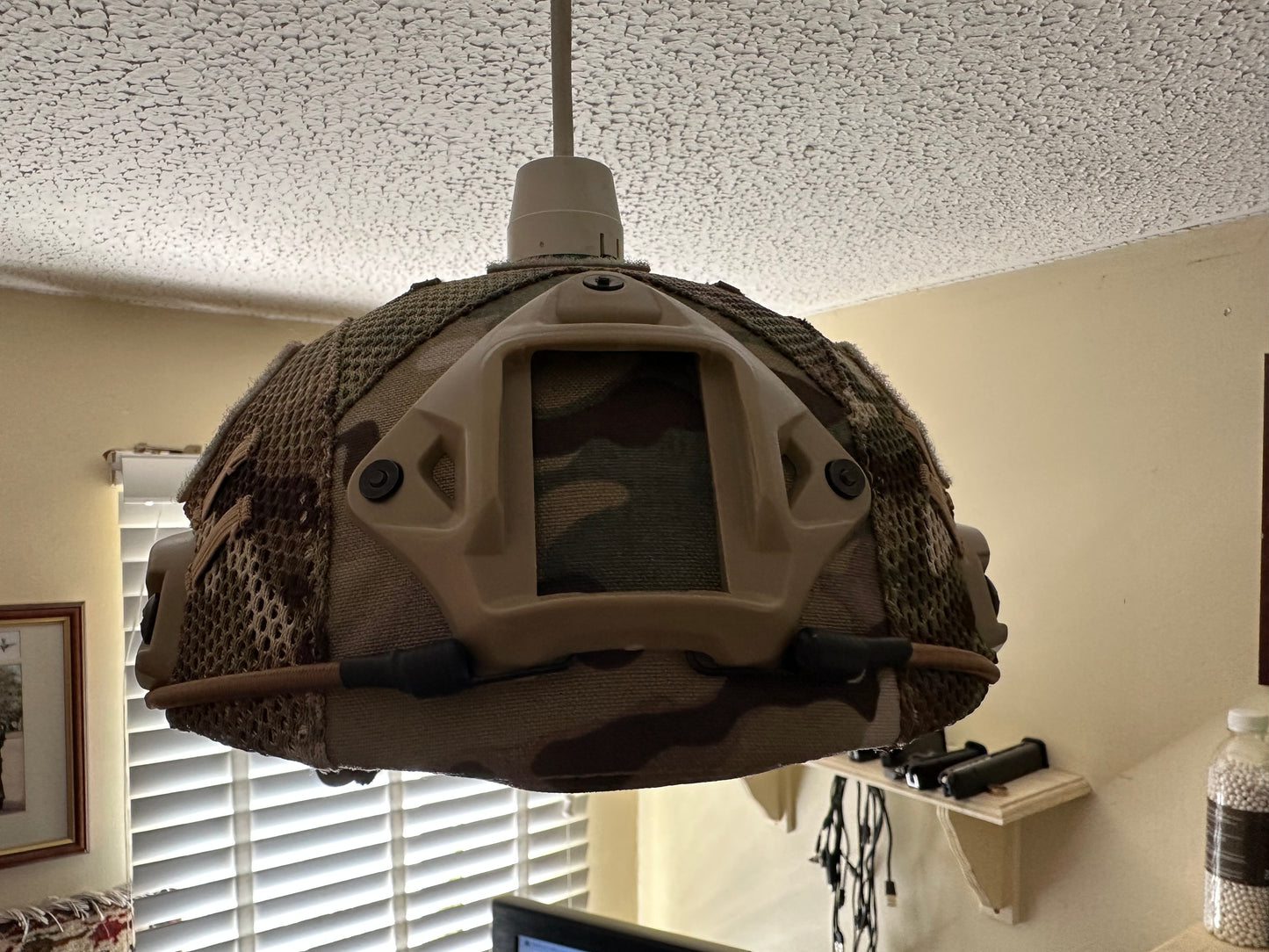 Multicam Ceiling Light Shade Fast helmet