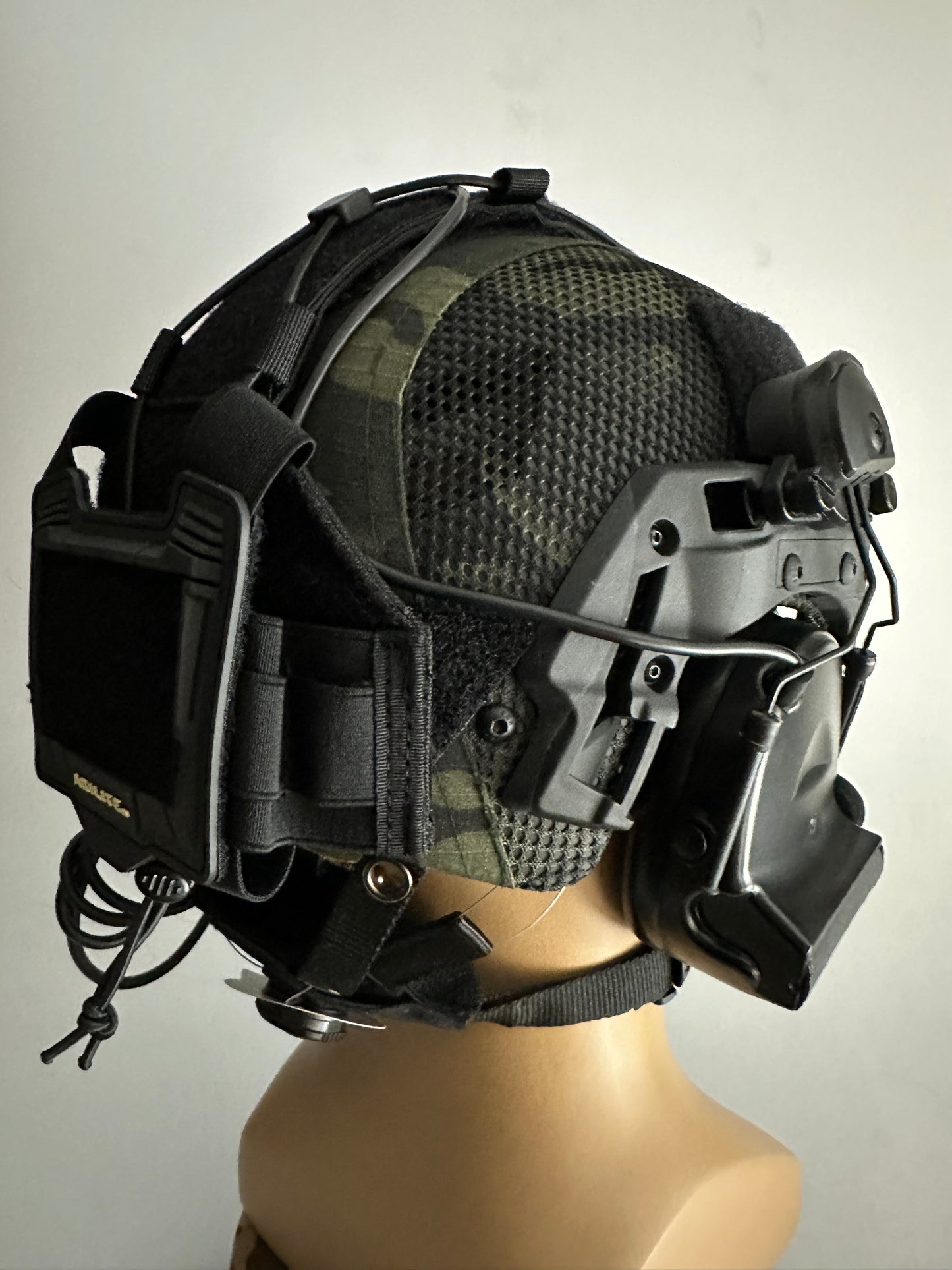 FMA Exfil Helmet with COMTAC Headset airsoft Seal Team helmet Multicam black