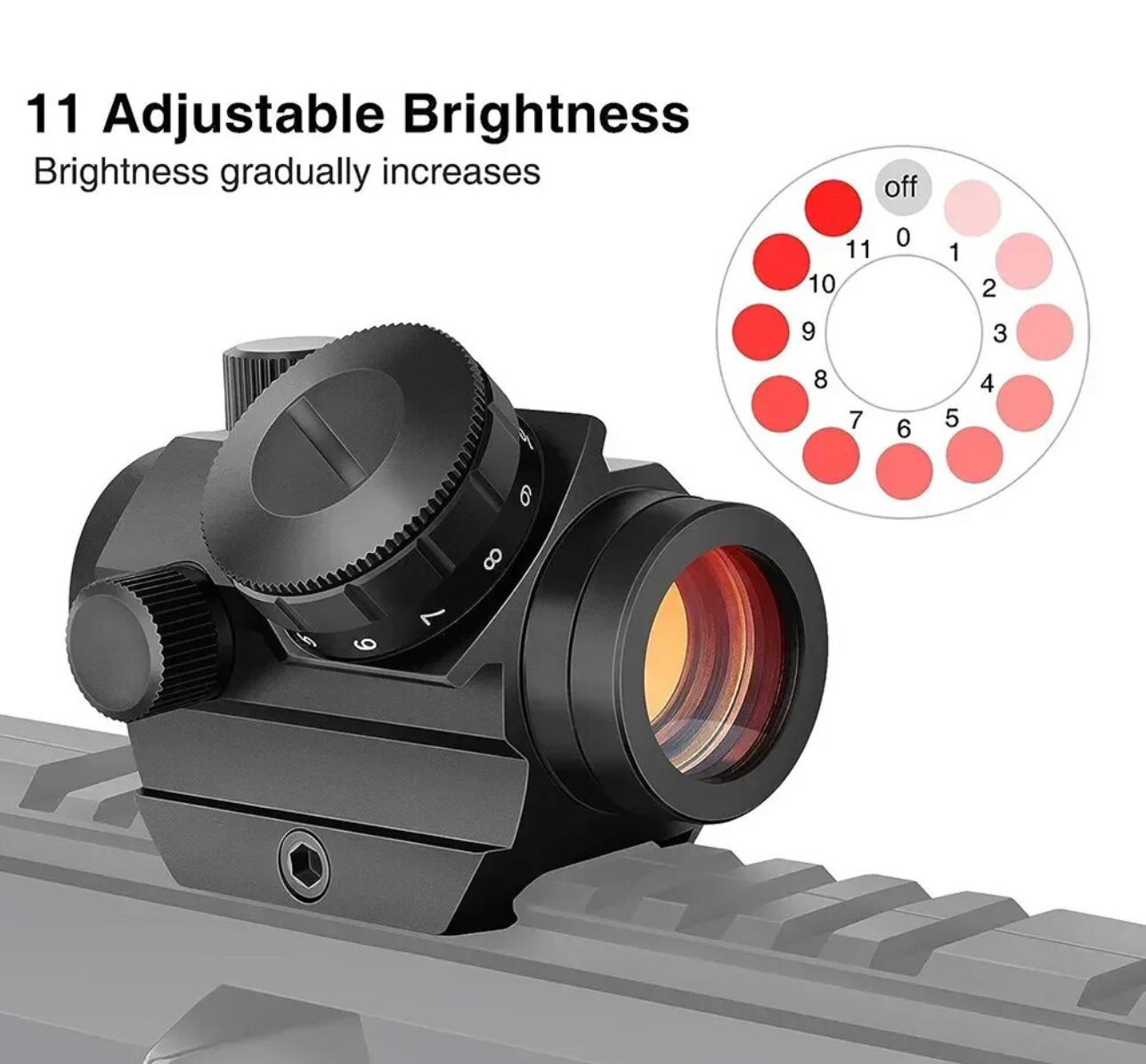 Toy T-2 style Dot Reflex Holographic Sight Scope Airsoft