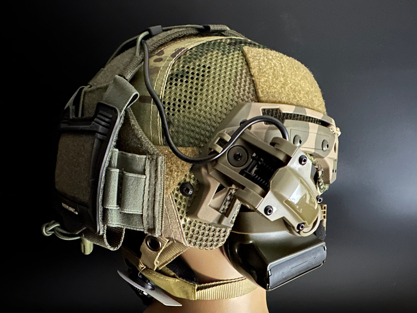 FMA Exfil Helmet airsoft + COMTAC`s Seal Team helmet