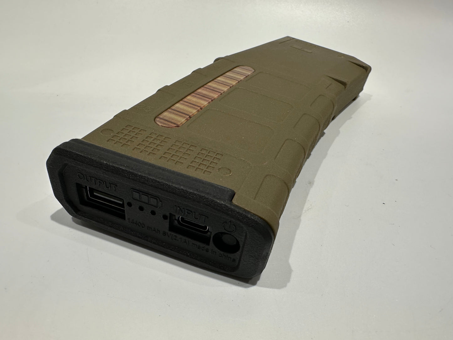 PMAG Battery power bank 3500mah USB connection with 2x inert bullets