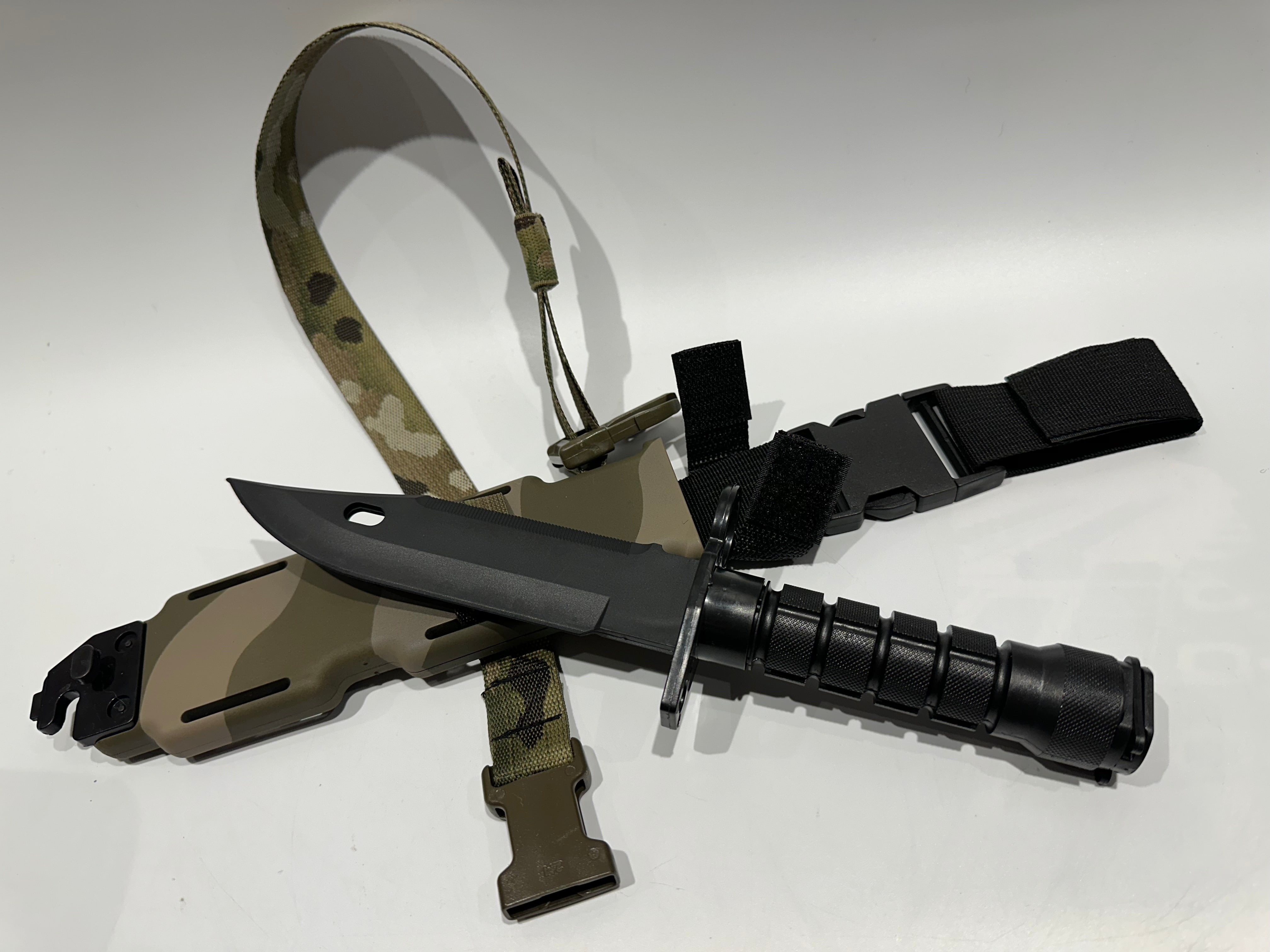 Custom Bayonet Training Custom K Bar Knife Rubber/Bayonet for AR Rifle – HIG OPERATOR