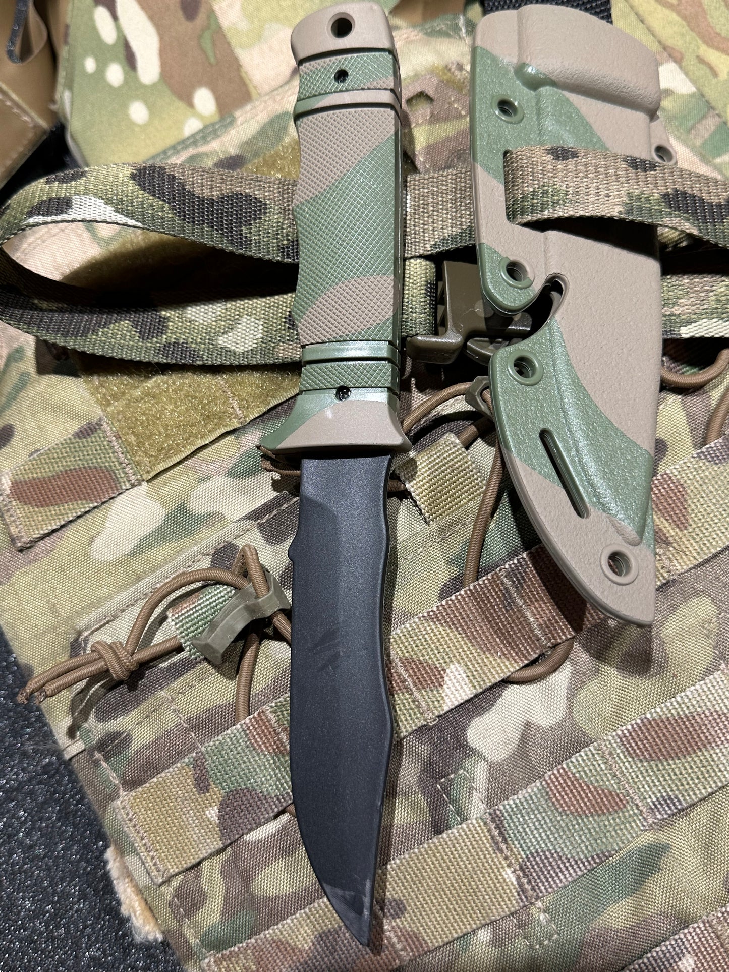 Custom SEAL Pup Elite Rubber Airsoft version Rubber Knife