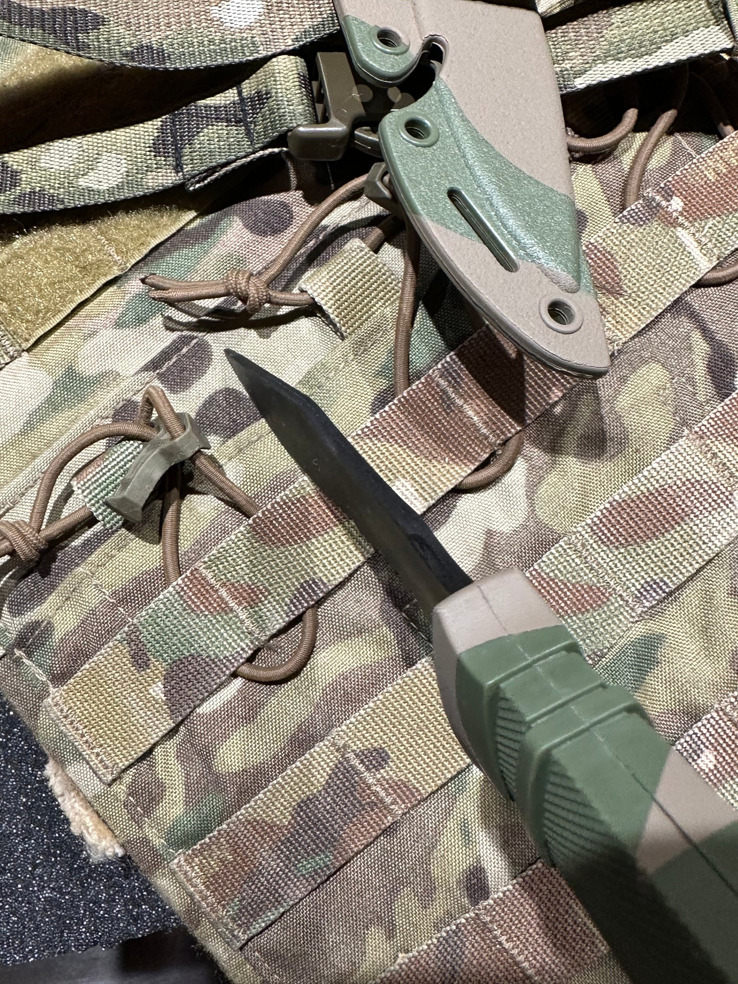 Custom SEAL Pup Elite Rubber Airsoft version Rubber Knife