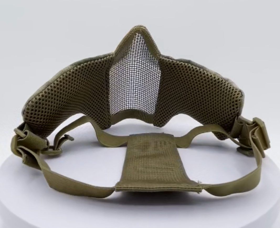 Multicam padded Tactical Half Facemask Airsoft Mask.