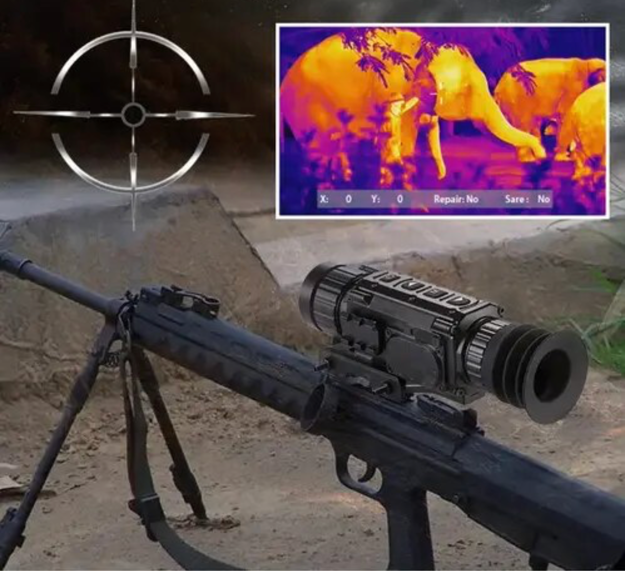 Thermal Image sight TI Rifle Sight picatinny