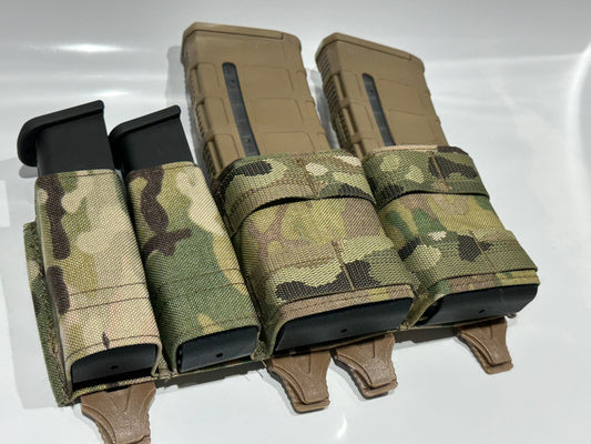 Double 5.56 & Pistol mag pouch