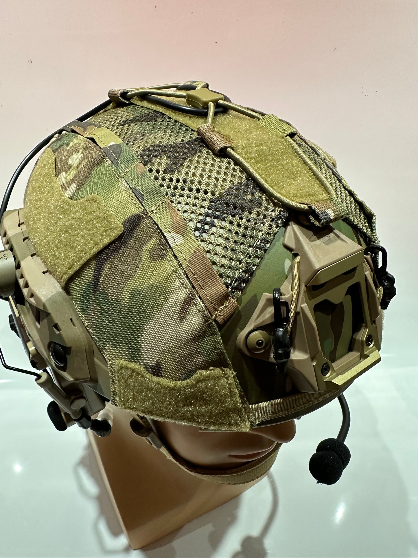 Super high cut Fast helmet with Comtac IV`s