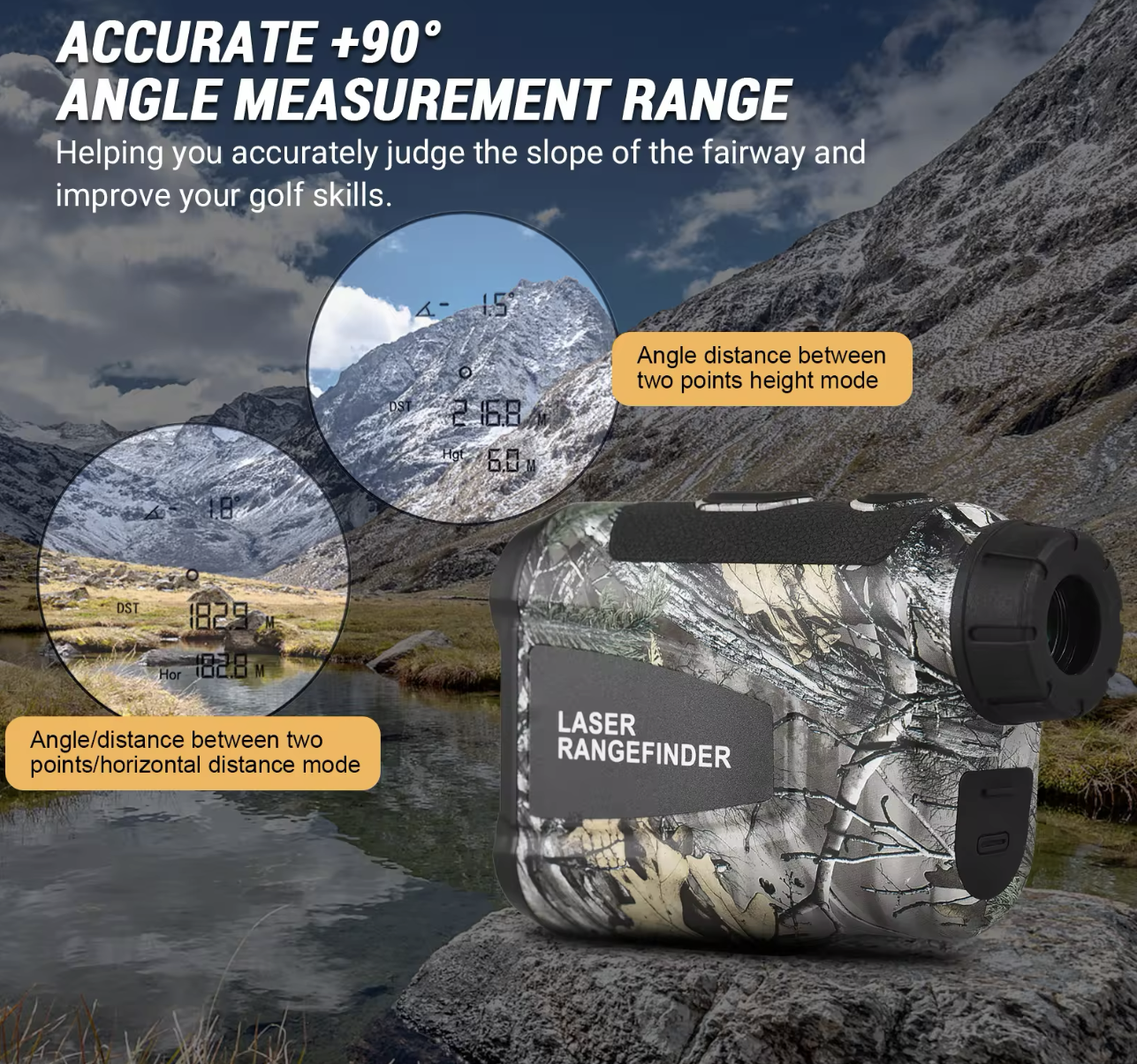 600 Meter Laser Range Finder