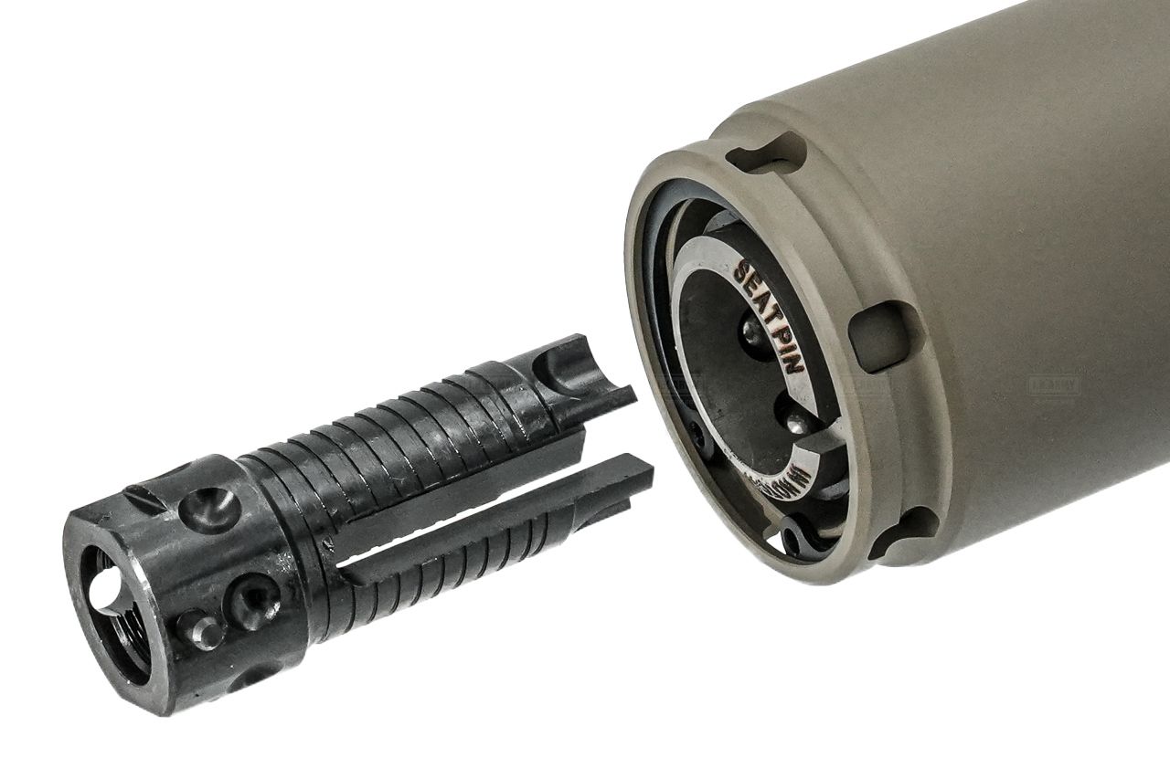 Airsoft VFC KAC QDC KS1 Suppressor with Flash eliminator