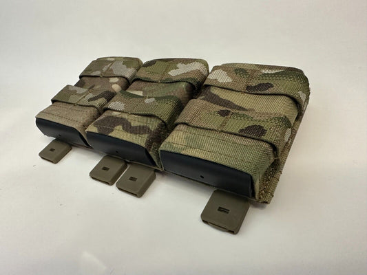 Triple M4 5.56 magazine pouch Multicam Fast mag