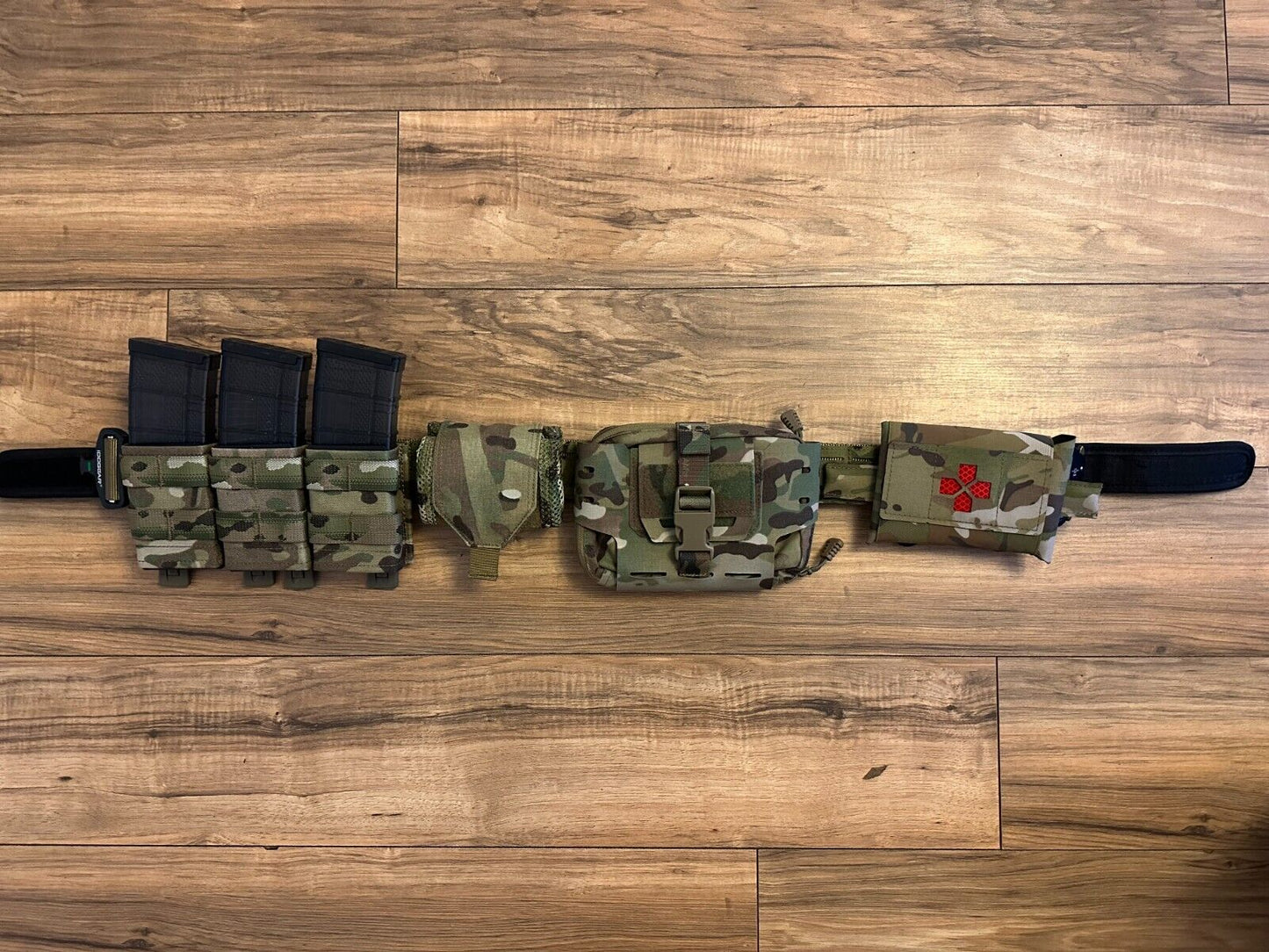 Gunfighter Belt Multicam laser cut size Small Medium Large