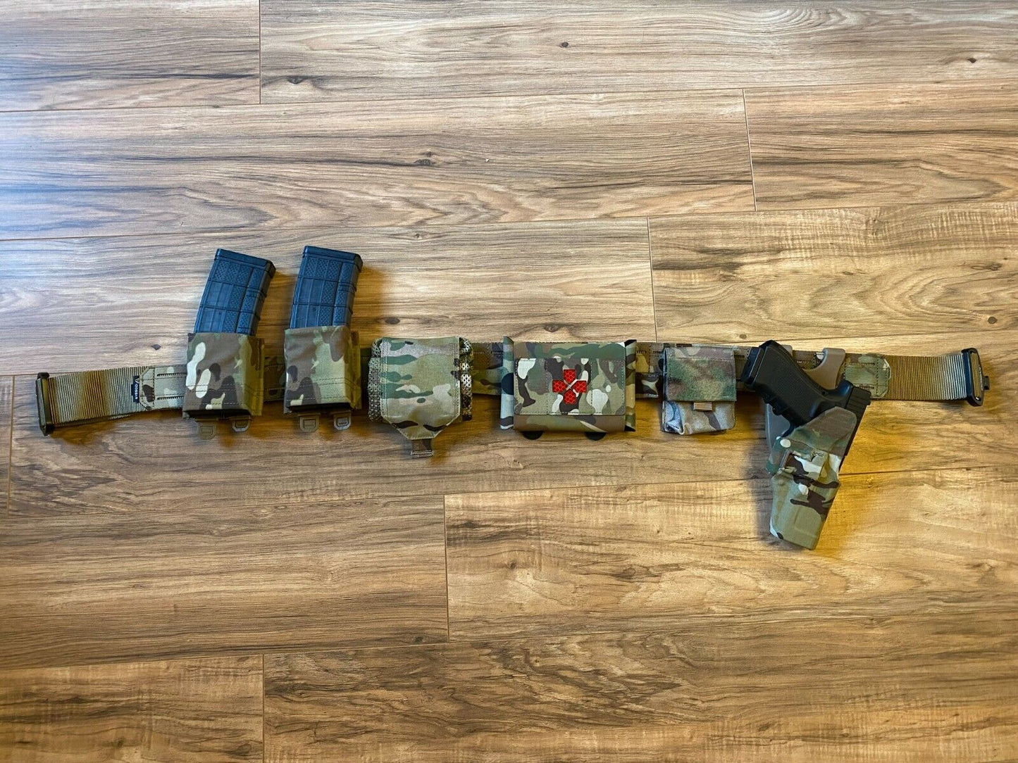 Gunfighter Shooters Belt Multicam