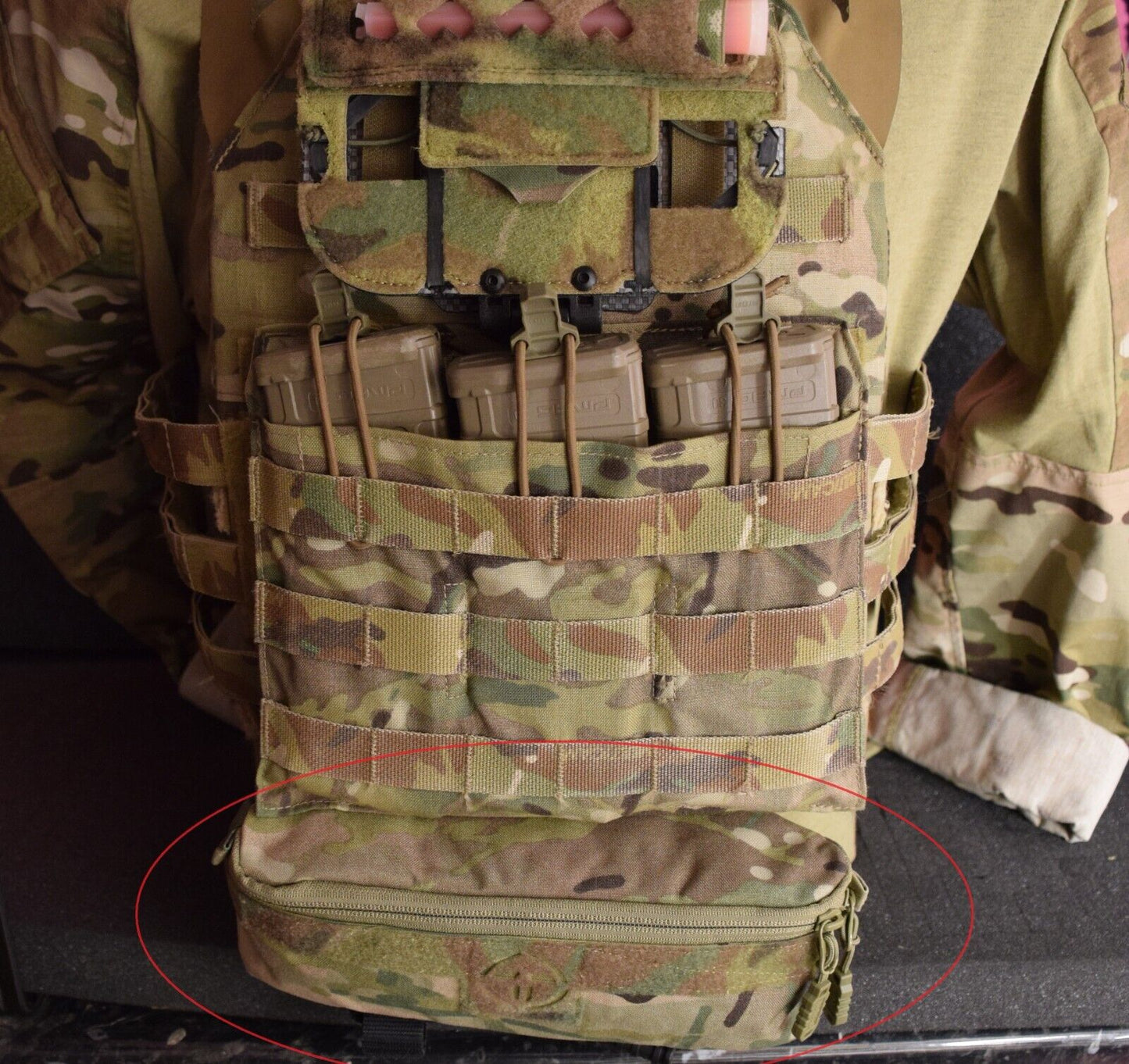 Gunfighter Multicam laser cut AVS BFG style Dump dangler Pouch