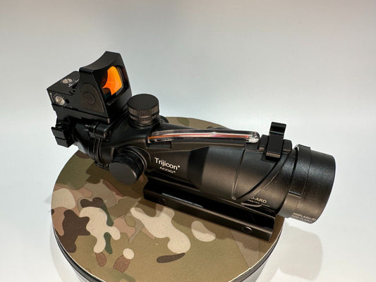 TOY ACOG 4x32 Airsoft Fibre Optical Scope + Kill Flash + RMR