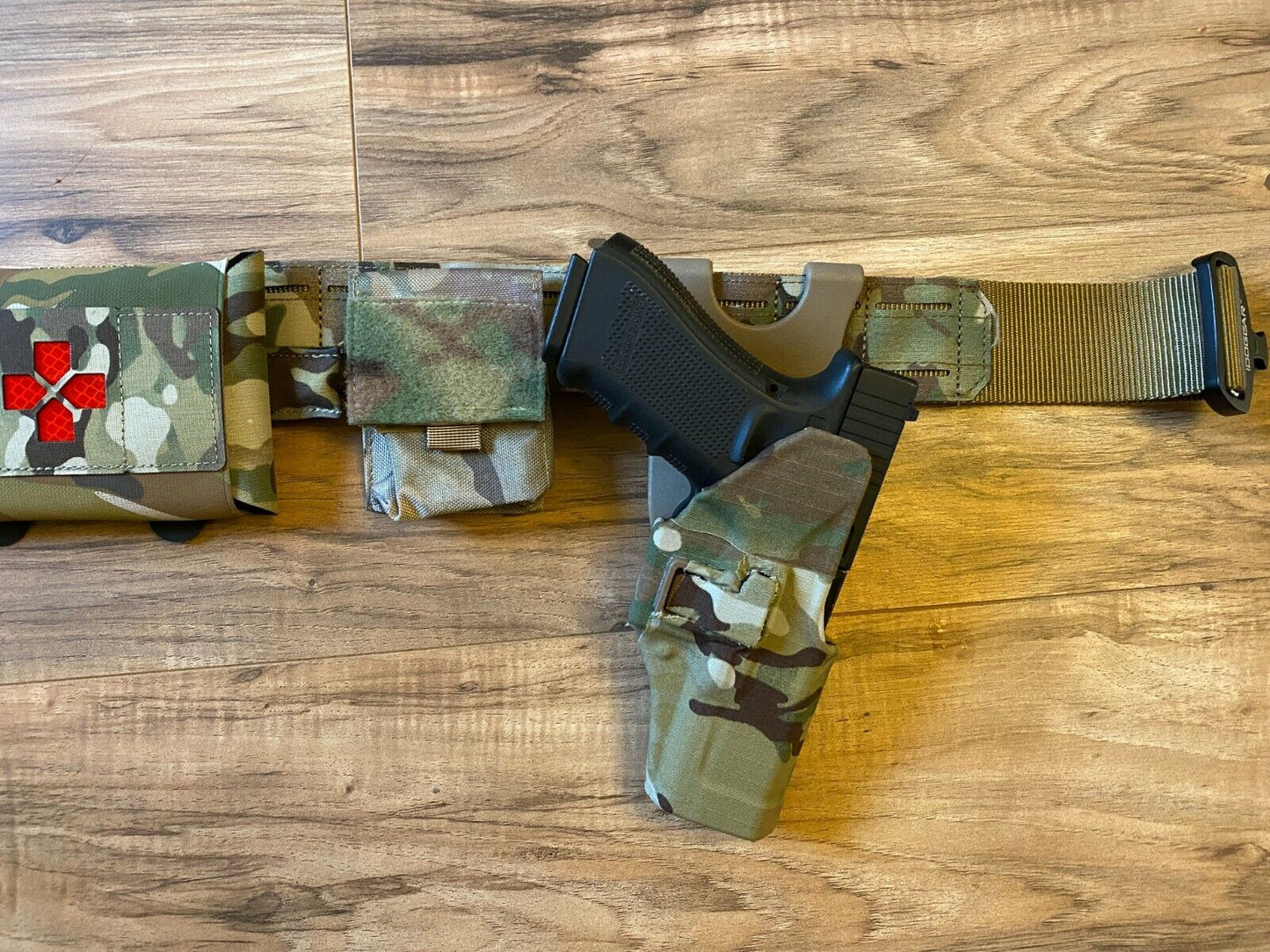 Gunfighter Shooters Belt Multicam