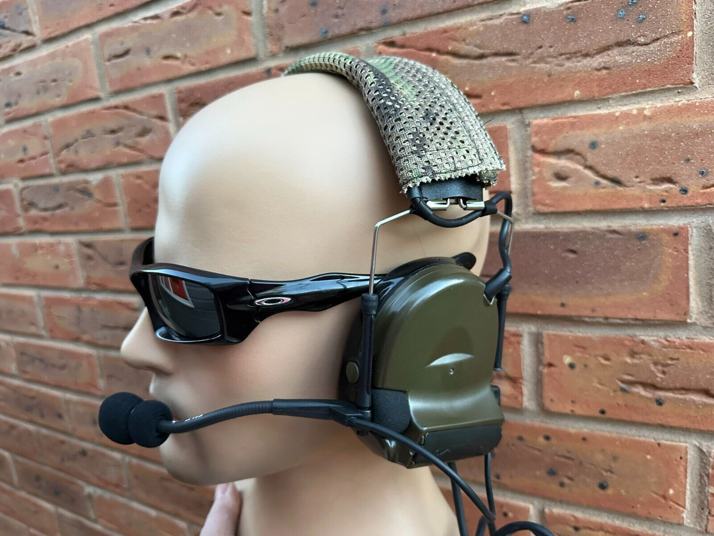 Peltor Multicam Headset Headband MSA COMTAC OMEGA CUT HEAVY DUTY MESH COVER